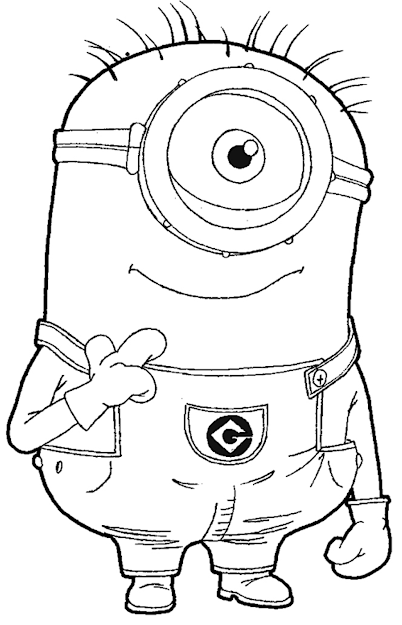 Minions Coloring Pages