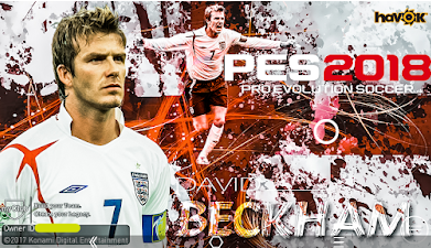 Download Minimum Patch v4.5 PES 2018 Mobile v2.3.3 D. BECKHAM STARTSCREEN