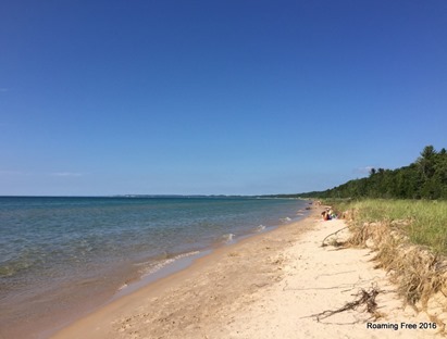 Secluded beach