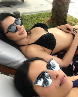 Ruhi Singh sizzles in Bikini in winter Super cute  with BFF at a vacation .XYZ Exclusive 05.jpg