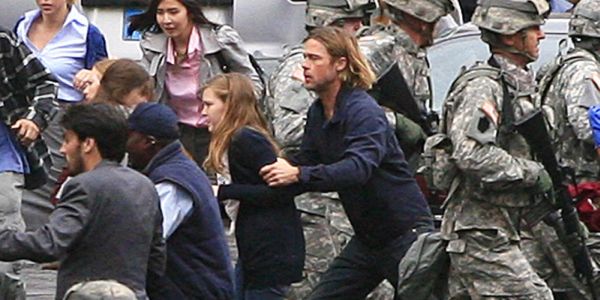 Foto Brad Pitt Saat Jalani Syuting Film Terbarunya