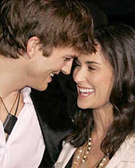 Ashton Kutcher Demi Moore Fashion Style