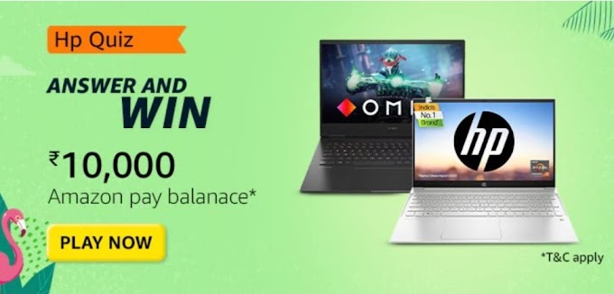 Win 10000 Amazon pay Balance, HP AI laptops come with an in-built