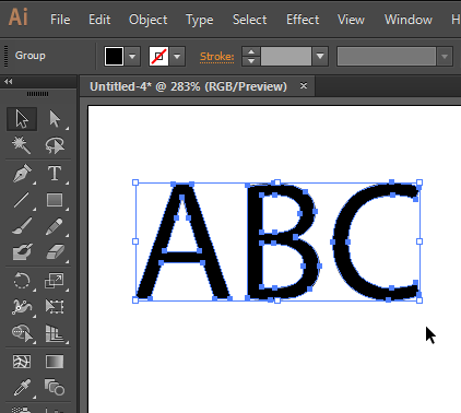 Cara Mengubah Teks Menjadi Objek Vector di Adobe Illustrator