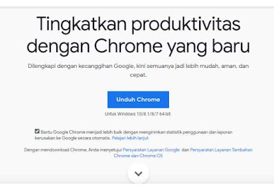 instal browser google chrome terbaru