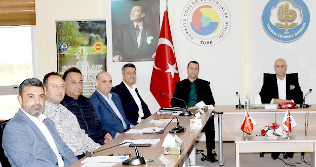 Tarsus Ticaret Borsası Mart  Meclis Toplantısı yapıldı