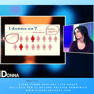 Elena Tione ospite alla trasmissione TV "Parole di Donna" condotta da Paola Donnini - puntata andata in onda l'8 dicembre 2018 in prima serata