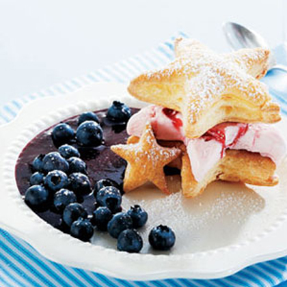 Berry Ice Cream Napoleons