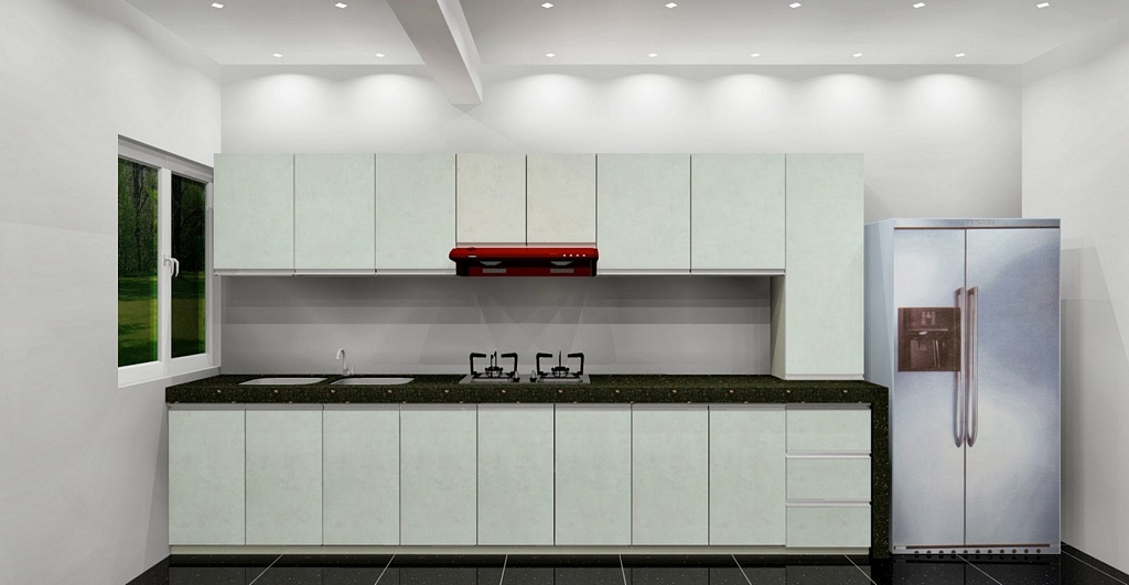Desain Kitchen  Set  Duco Putih Minimalis  