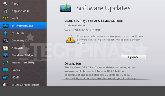 blackberry playbook os