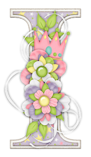 Alfabeto con Diferentes Texturas y Flores.