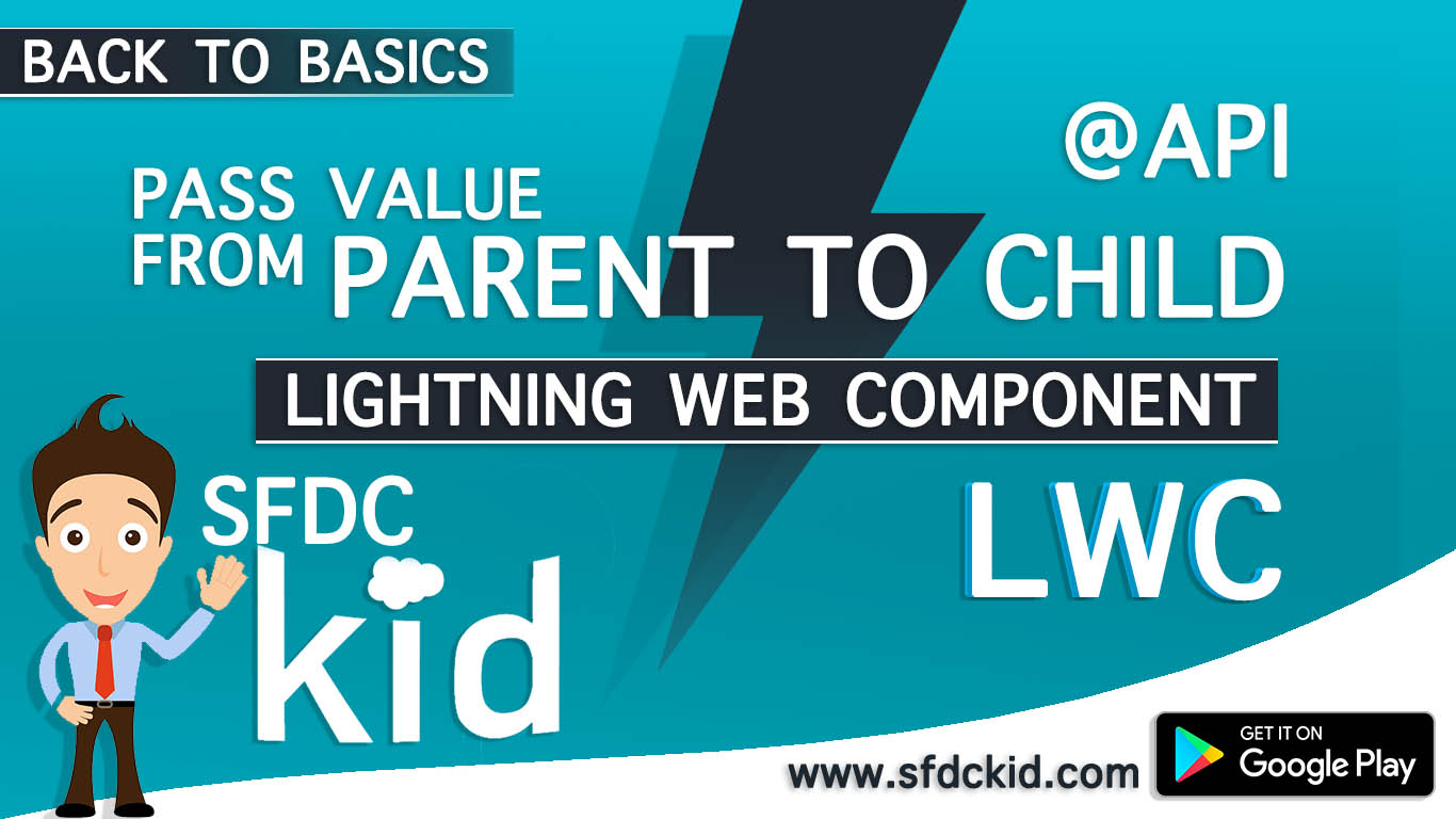 Pass Value From Parent To Child with @API Property In Salesforce Lightning Web Component | LWC