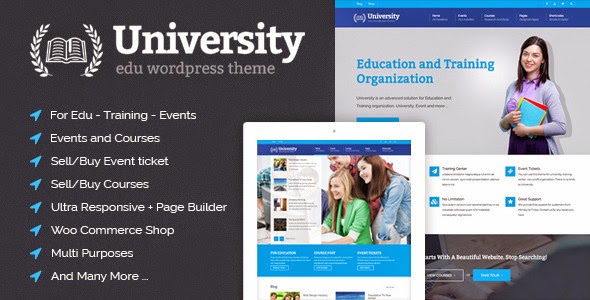 edu website theme