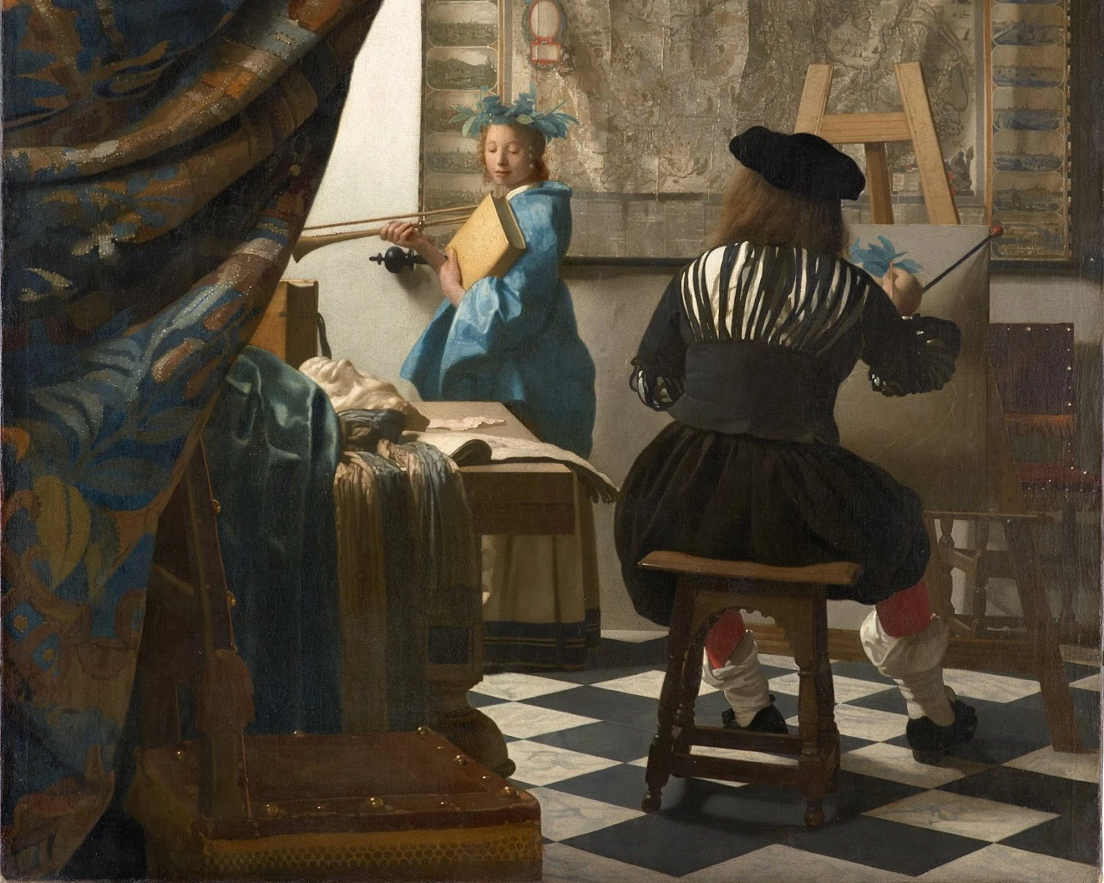 El arte de pintar o la alegoría de la pintura (c. 1666-1668)