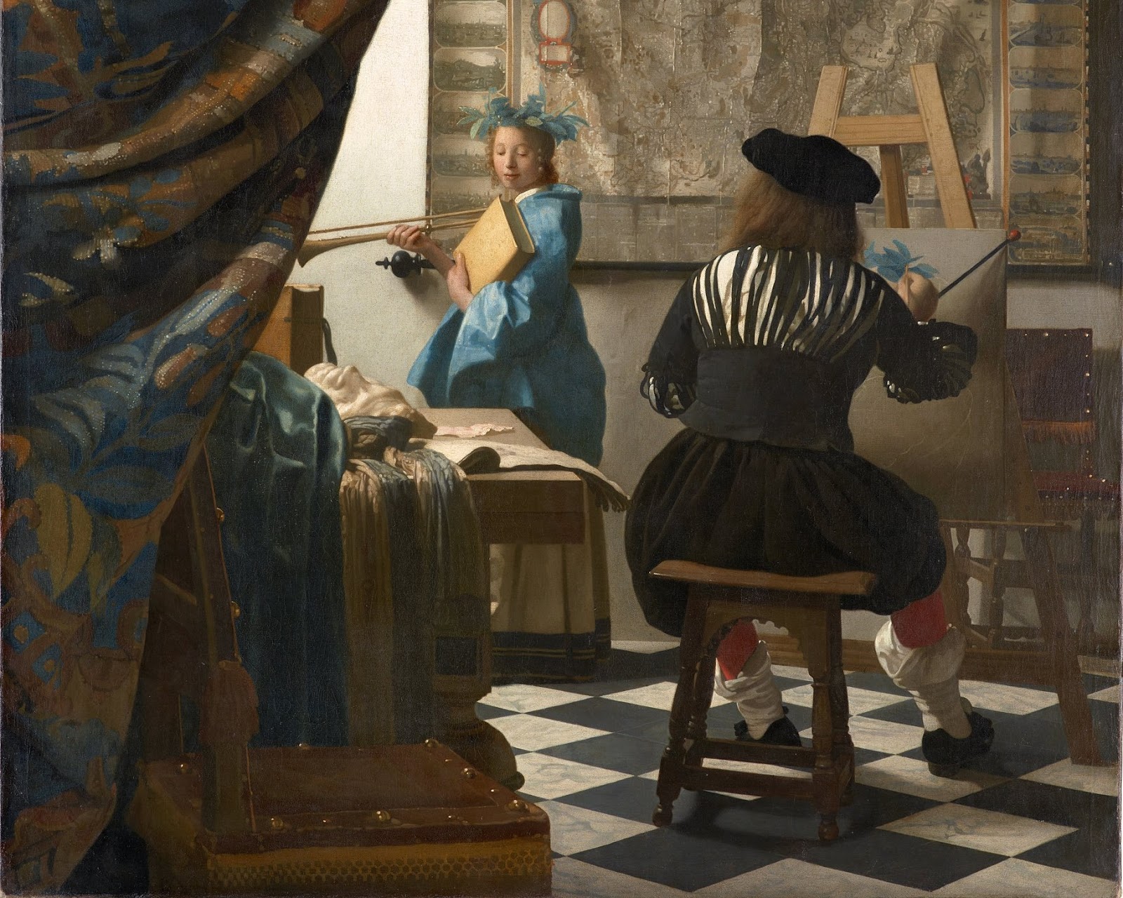 El arte de pintar o la alegoría de la pintura (c. 1666-1668)