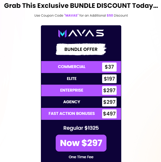 MAVAS Bundle Software