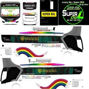 livery bussid hd sumatera putra pelangi 2