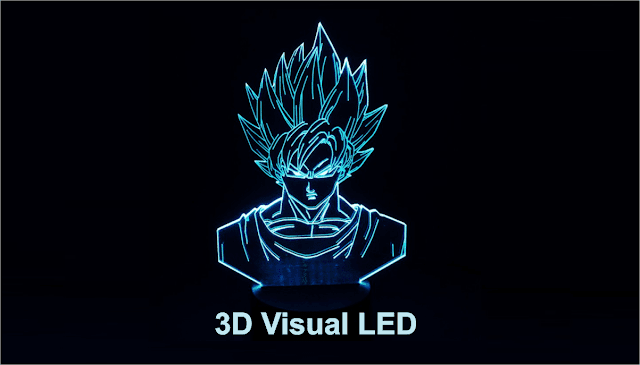 Menghias Kamar dengan 3D Visual LED Table Night Light