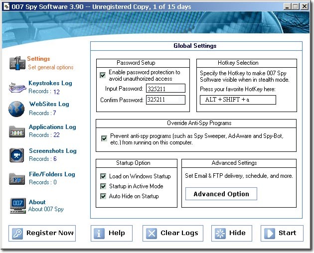 keylogger 007