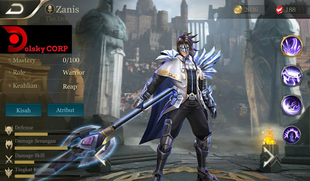 Hero Zanis ( The Dragon ) High Attack Builds Set up Gear Mobile Arena