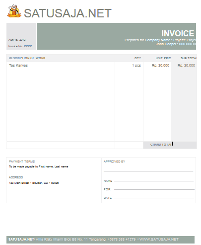 Membuat Invoice Dengan Mudah  Tips Bisnis Terbaru