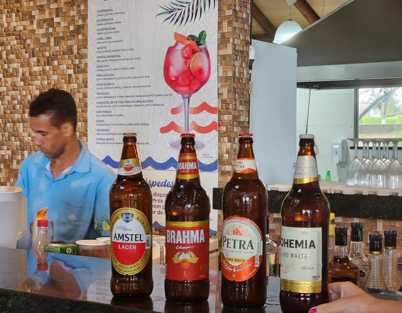 Cervejas do Coroa Vermelha Beach All Inclusive