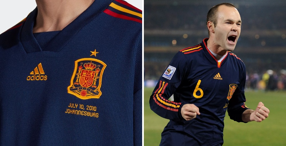 spain football kit 2010