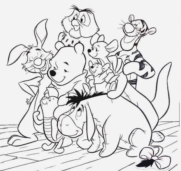 Desenhos do Ursinho Pooh para Colorir e Imprimir – Winnie the Pooh