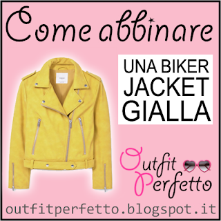 Come abbinare una BIKER JACKET GIALLA (outfit Primavera/Estate)