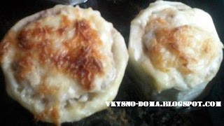 Фаршированные мясным фаршем кабачки