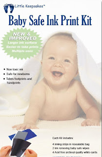 Baby Footprint Kit #babyprintkit