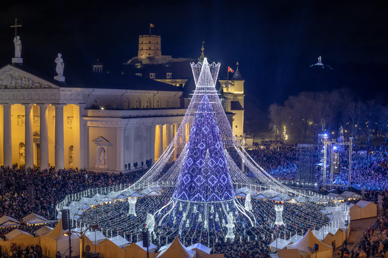 Vilnius Christmas tree — Vilnius, Lithuania