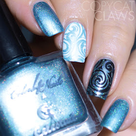 Color4Nails + Celestial Cosmetics Holographic Stamping Polish - Azure