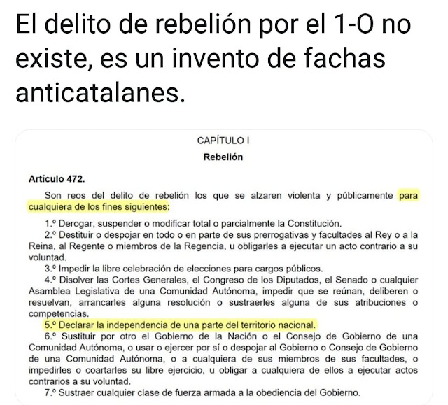 Delito de rebelión 1-0