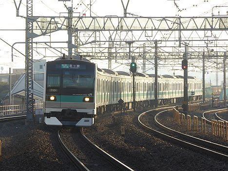 常磐線　千代田線直通　各駅停車　霞ヶ関行き1　E233系2000番台