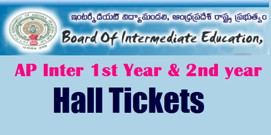 AP Intermediate hall tickets 2018-2019 download, results