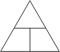 divide your triangle into 3 parts