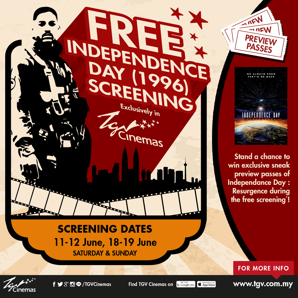 Carinn Carerynn Malaysia Fashion Beauty Lifestyle Blog Community Get Free Independence Day 1996 Screening Tickets With Tgv Cinemas