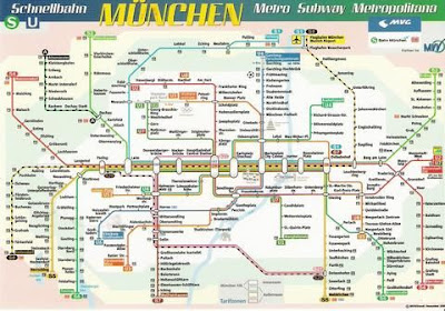 München Metro Subway Map