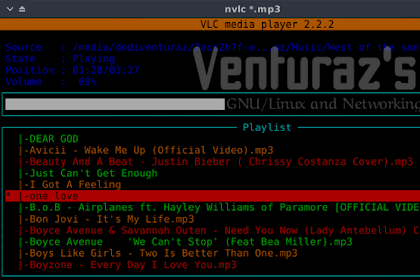 Memutar Music Di Terminal Linux Dengan Nvlc