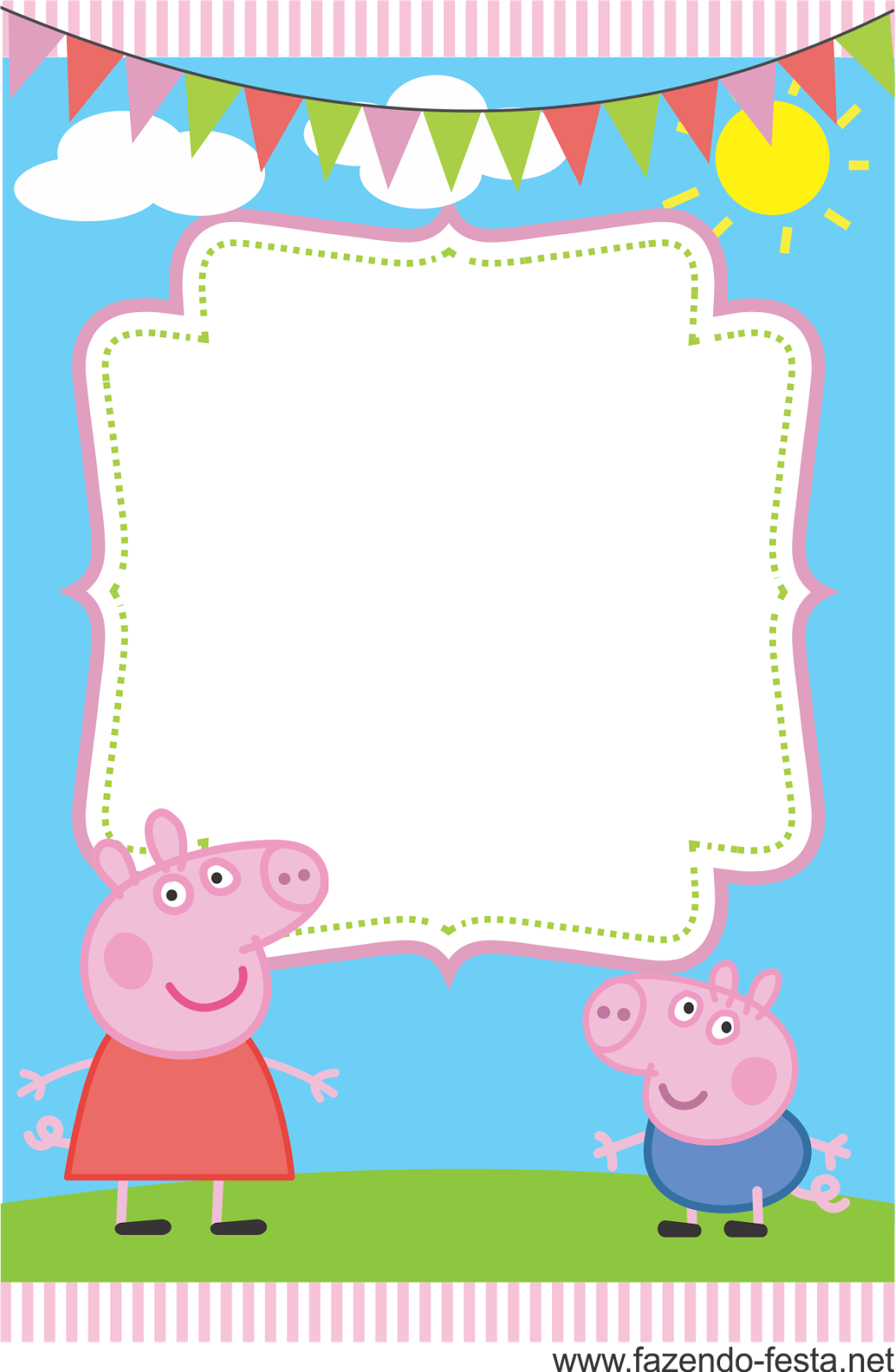 online invitations paper uk Colouring Peppa  on Pinterest Peppa George and Watch Pig pig Pig,