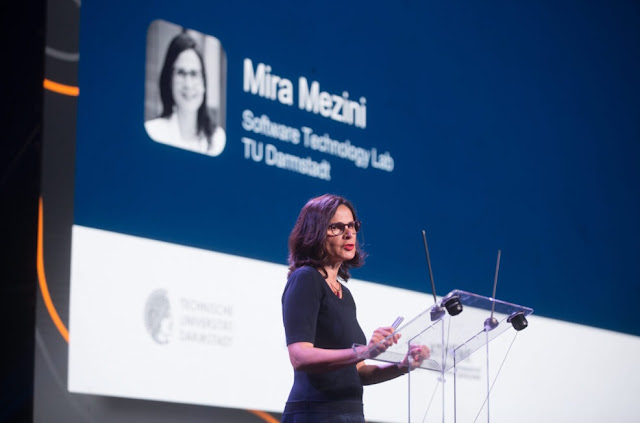 Mira Mezini giving a speech at a scientific conference (archive)