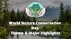 World Nature Conservation Day 2022 : Theme, Date and Major Highlights