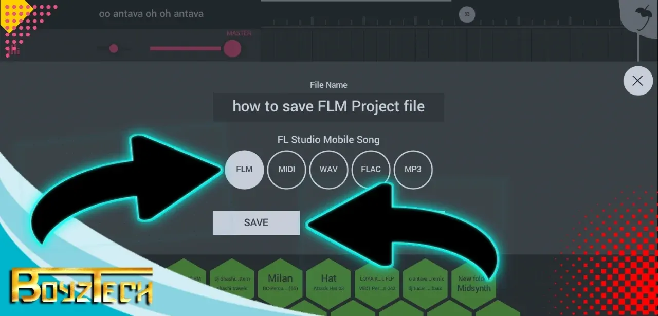 How-to-open-and-save-FL-Studio-Mobile's-FLM-Project-file