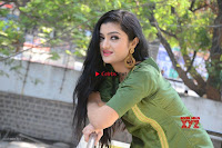 Akshitha cute beauty in Green Salwar at Satya Gang Movie Audio Success meet ~  Exclusive Galleries 007.jpg