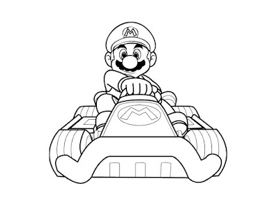 Desenhos do Super Mario para colorir