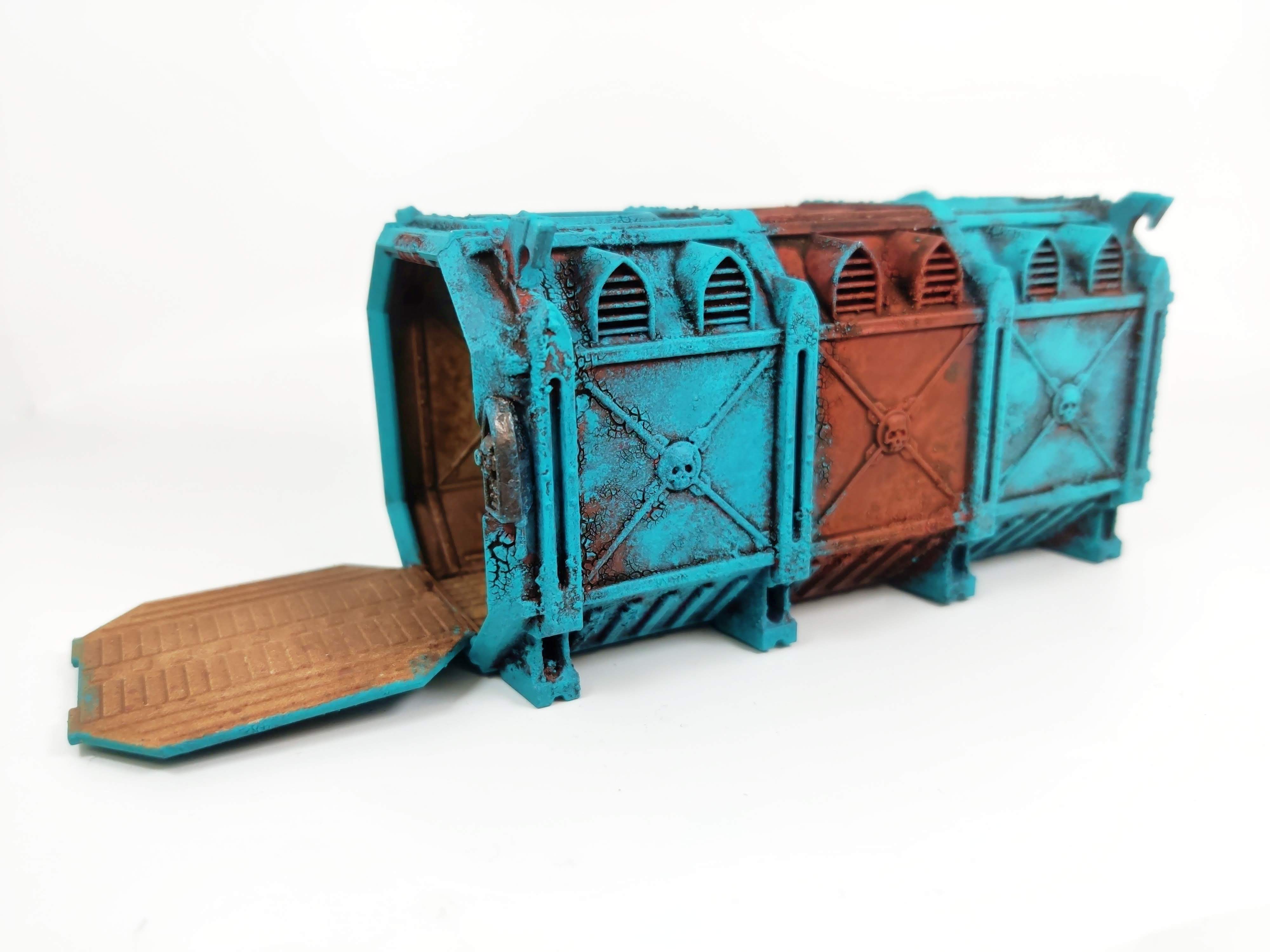 Warhammer 40k terrain - human big container terrai (3L5K54P6Z) by  simon_antropius