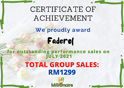 total sales shaklee julai 2021