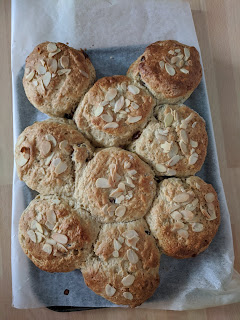 Cherry Bakewell Scones