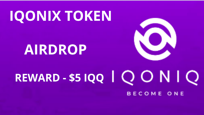 IQONIX TOKEN AIRDROP REWARD - $5 IQQ 